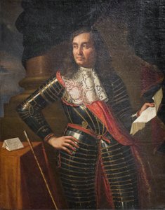 Porträtt av greve Alfonso di Novellara
