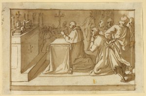 Saint Charles Borromeo vördar relikerna
