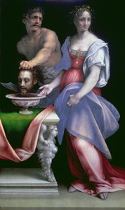 Salome med Johannes döparens huvud, ca 1512-16 (panel)