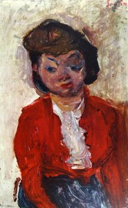 Engelsk kvinna 1922, av Chaïm Soutine (1893 – 1943). av Chaim Soutine