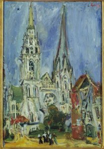 Chartres katedral av Chaim Soutine