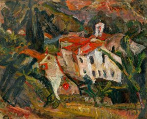 Landskap i Céret av Chaim Soutine