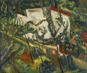 House of Clamart, ca. 1918 av Chaim Soutine