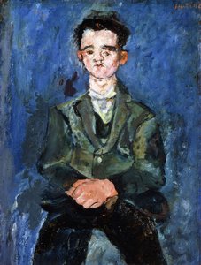 Porträtt av en pojke i blått, 1928 av Chaim Soutine