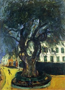 Trädet i Vence; Venceträdet, ca 1929 av Chaim Soutine