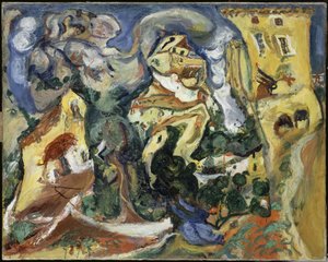 The Village, ca 1923 av Chaim Soutine
