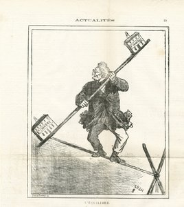 Illustration av Cham (1819-1879) i Le Charivari av Amédée de Noé