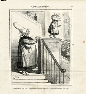 Illustration av Cham (1819-1879) i Le Charivari av Amédée de Noé