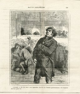 Illustration av Cham (1819-1879) i Le Charivari av Amédée de Noé