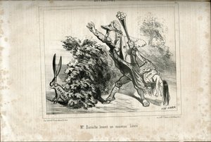 Illustration av Cham (1819-1879) i Le Charivari av Amédée de Noé