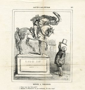 Illustration av Cham (1819-1879) i Le Charivari av Amédée de Noé