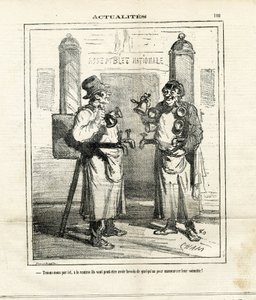 Illustration av Cham (1819-1879) i Le Charivari av Amédée de Noé