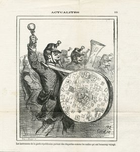 Illustration av Cham (1819-1879) i Le Charivari av Amédée de Noé