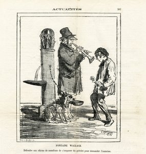 Illustration av Cham (1819-1879) i Le Charivari av Amédée de Noé