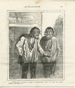 Illustration av Cham (1819-1879) i Le Charivari av Amédée de Noé