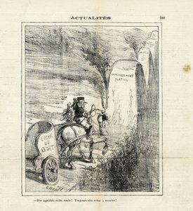 Illustration av Cham (1819-1879) i Le Charivari av Amédée de Noé