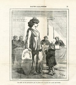 Illustration av Cham (1819-1879) i Le Charivari av Amédée de Noé