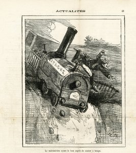 Illustration av Cham (1819-1879) i The Charivari av Amédée de Noé