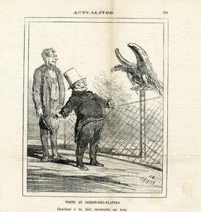 Illustration av Cham (1819-1879) i The Charivari av Amédée de Noé