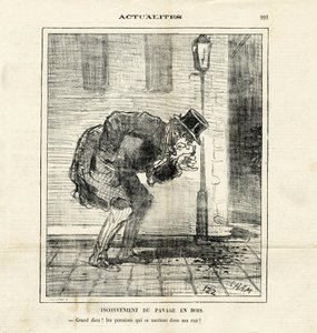 Illustration av Cham (1819-1879) i The Charivari av Amédée de Noé