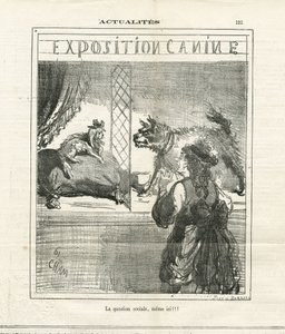 Illustration av Cham (1819-1879) i The Charivari av Amédée de Noé