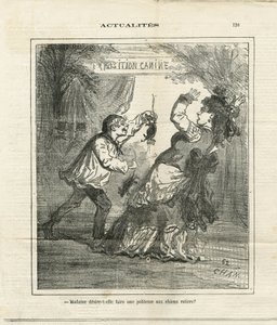 Illustration av Cham (1819-1879) i The Charivari av Amédée de Noé