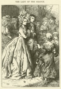 The Lady of the Grange (gravyr) av Charles (after) Green