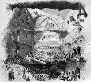 Paviljongen i Vincennes kollapsade den 29 november av Charles (after) Yriarte