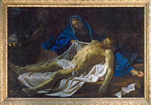Le Christ mort sur les genoux de la Vierge - Den döde Kristus på Jungfru Marias knän ...