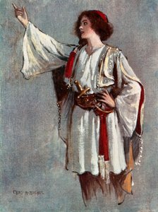 Twelfth Night: Viola, Miss Lily Brayton (färg litho) av Charles A. Buchel