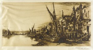 Themsen vid Limehouse av Charles A. Vanderhoof