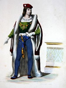 Charles Duke of Orleans, porträtt publicerat i 