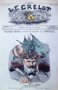 "Brain Salad", karikatyr av Victor Hugo (1802-85) från omslaget till "Le Grelot", juni 1871.