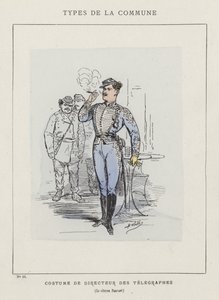Telegrafdirektörens kostym, medborgare Pauvert av Charles Albert d Arnoux Bertall