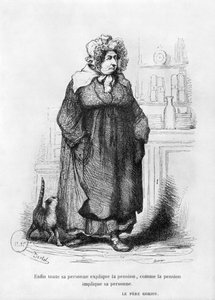Madame Vauquer, illustration fra 