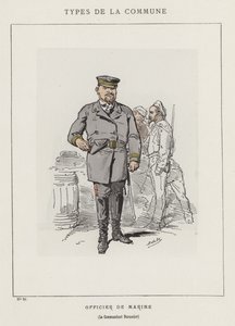 Sjöofficer, befälhavare Durassier av Charles Albert d Arnoux Bertall