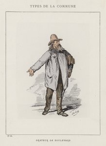 Boulevard högtalare av Charles Albert d Arnoux Bertall