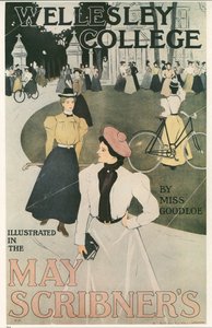 Charles Allan Gilbert: Wellesley College ... (litografi) av Charles Allan Gilbert