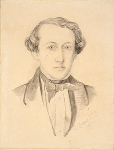 Porträtt av Sir John Everett Millais, 1850 av Charles Allston Collins