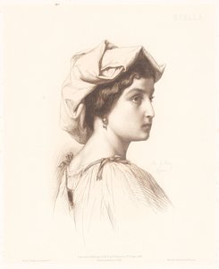 Porträtt av en italiensk kvinna Stella (titel på objekt) Porträtt av italienska kvinnor (serietitel)