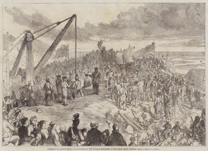 Ceremony of Laying the Foundation-Stone of the Wallace Monument on the Abbey Craig, Stirling 