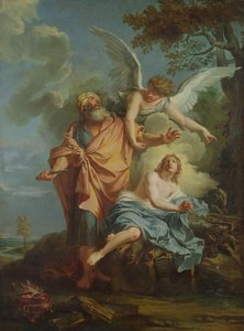 Abraham offrar av Charles Antoine Coypel