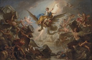 Förstörelsen av Armidapalatset, 1737