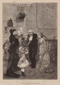 Ett par kryckor (gravyr) av Charles Auguste (1841-1905) (after) Loye