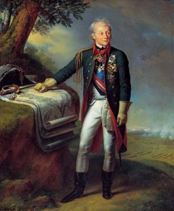 Fältmarskalk generalissimo prins Alexander Suvorov, rysk soldat, 1815. av Charles Auguste Guillaume Steuben