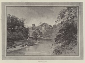 Bothwell Castle av Charles Auguste Loye