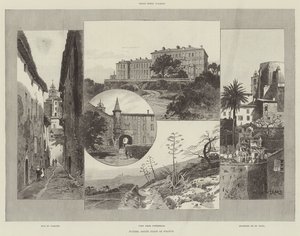 Hyeres, Frankrikes sydkust av Charles Auguste Loye