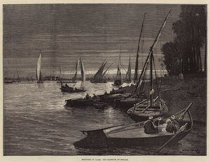 Skisser i Kairo, hamnen i Boulak