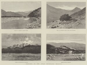 Skisser i Atlasbergen, Marocko av Charles Auguste Loye