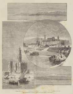 Jordbävningen i Spanien, utsikt över platser där det kändes av Charles Auguste Loye
